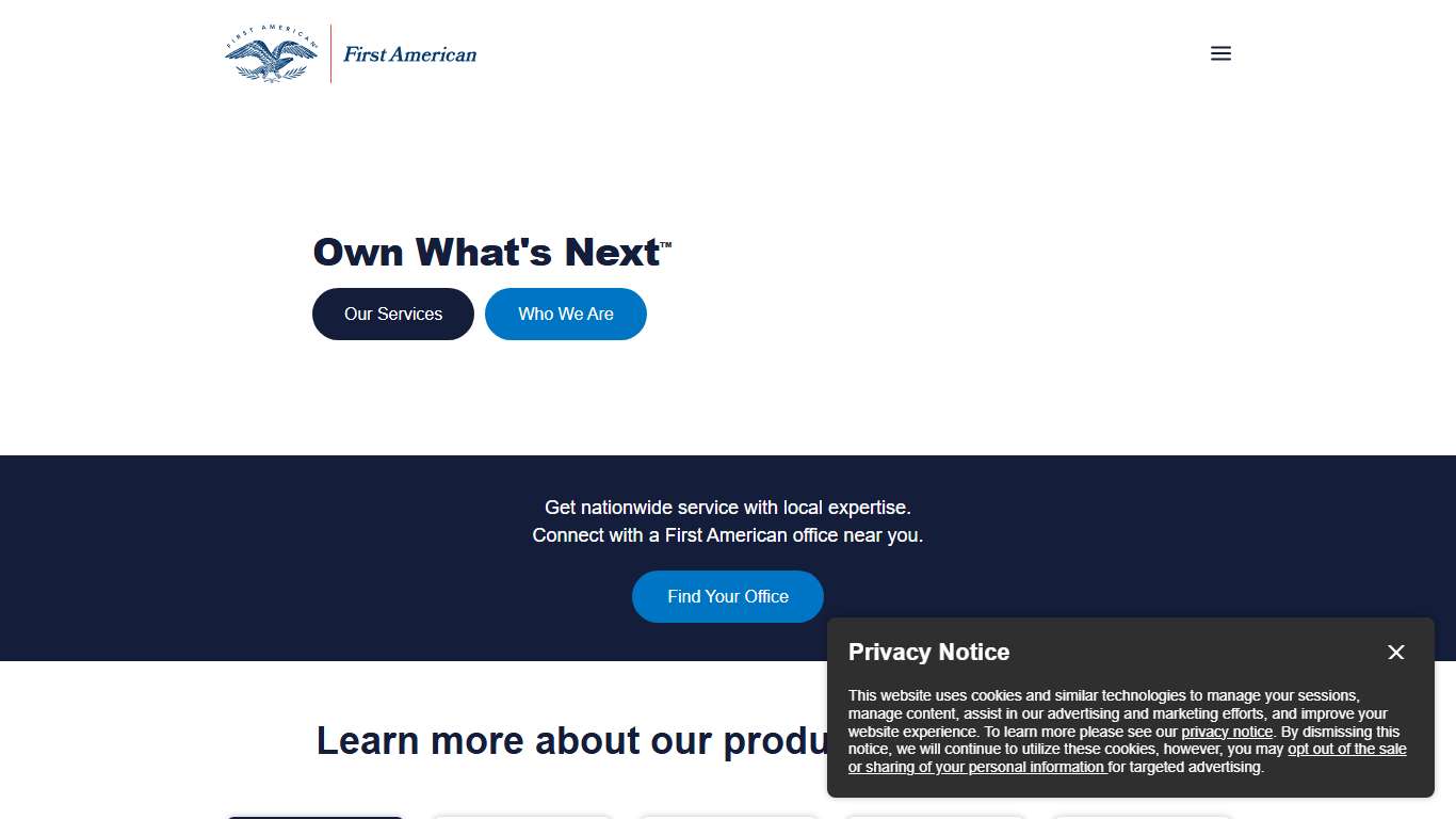 First American - Title Insurance, Specialty Insurance, and Real Estate-Related Services | First American